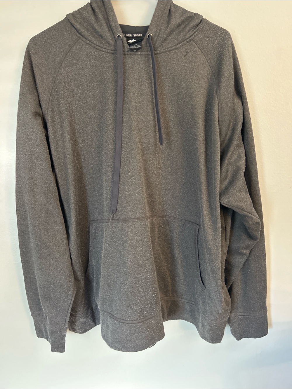 Comfort Fit Gray Hooded Sweatshirt - Active Sport